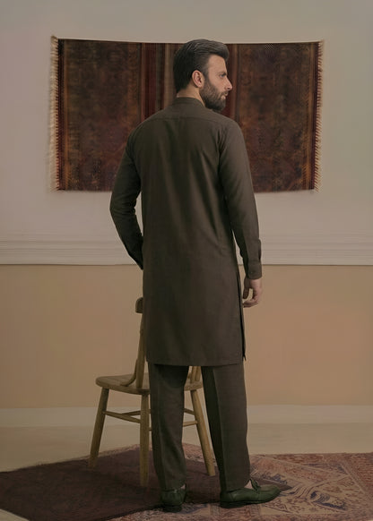 Choclate Wash & Wear Shalwar Kameez