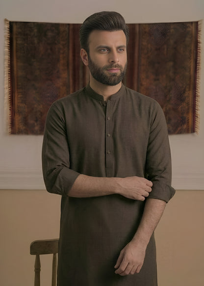 Choclate Wash & Wear Shalwar Kameez