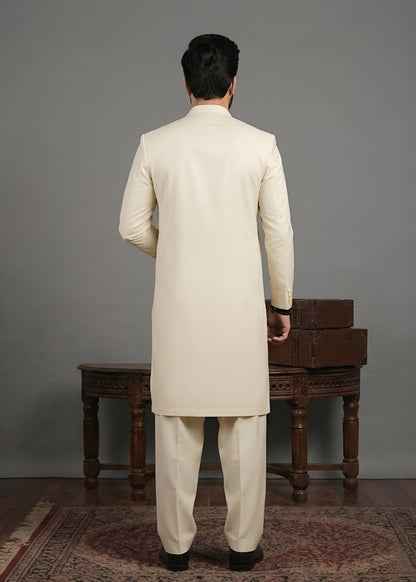 Boski Cream Shalwar Kameez
