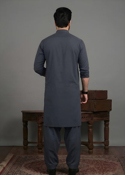 Boski Gray Shalwar Kameez