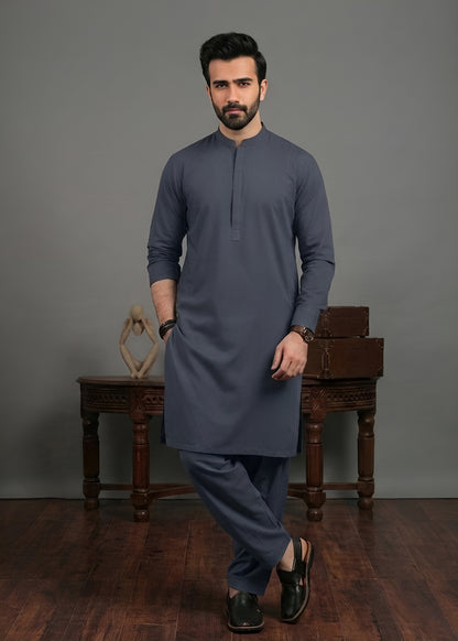 Boski Gray Shalwar Kameez