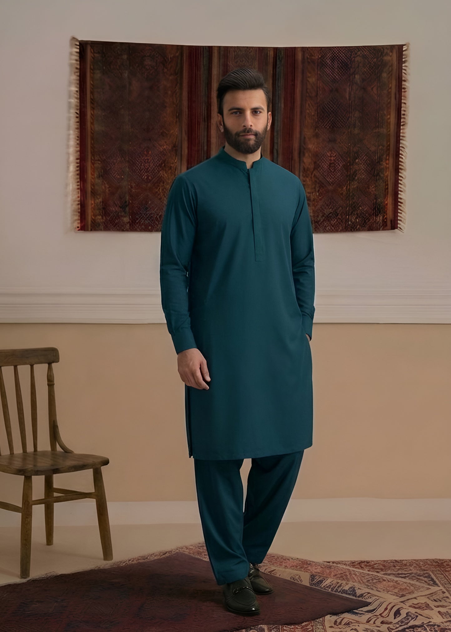 Kaptaan Wash & Wear Shalwar Kameez