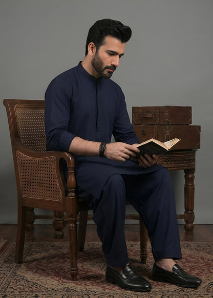 Boski Navy Shalwar Kameez