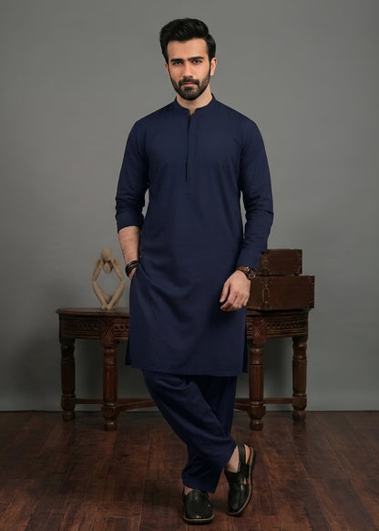 Boski Navy Shalwar Kameez