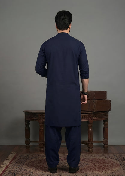 Boski Navy Shalwar Kameez