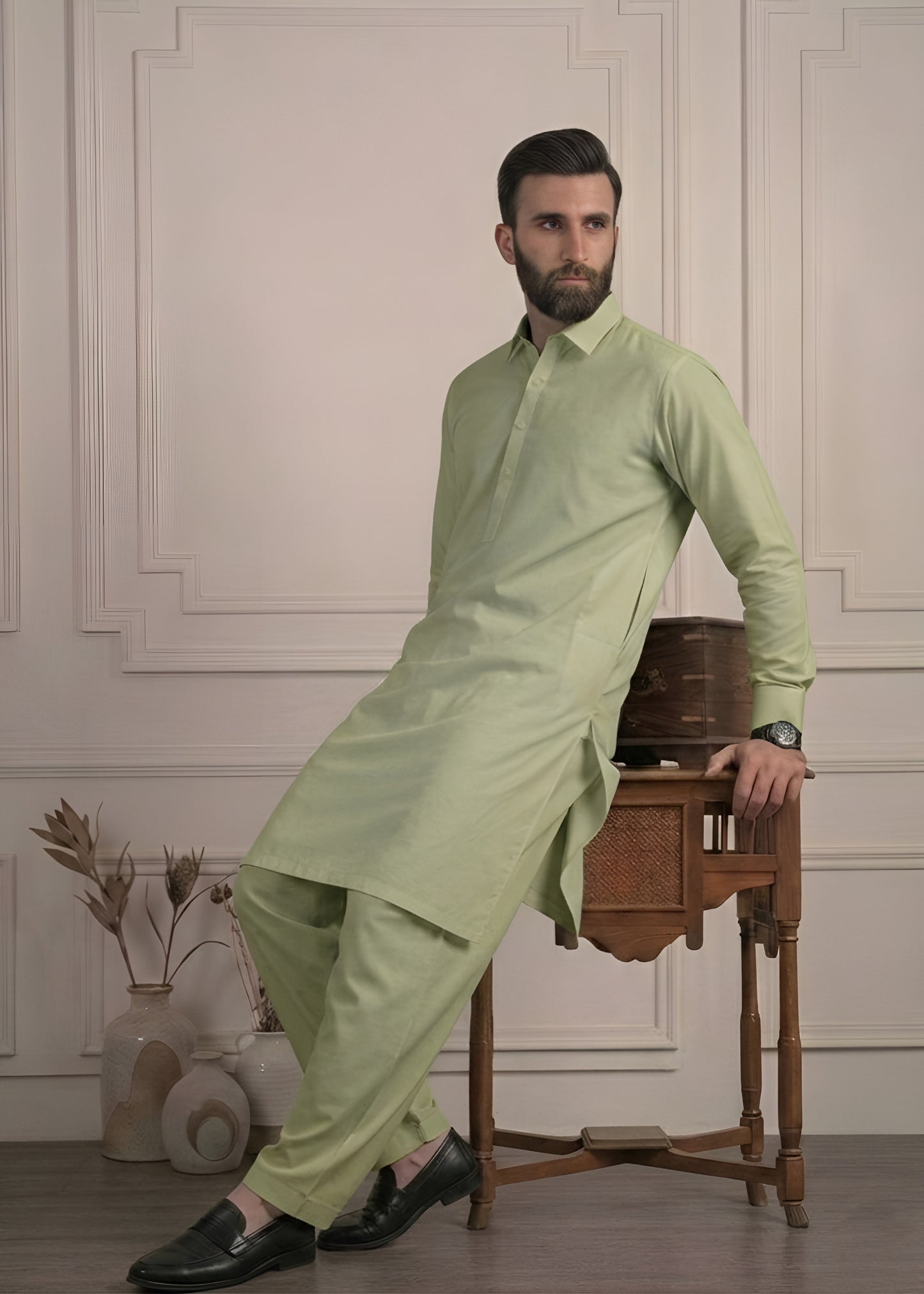 Pista Cotton Shalwar Kameez